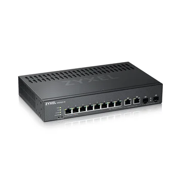 Коммутатор ZYXEL NebulaFlex Pro GS2220-10 Hybrid L2 Switch, rack 19 ", 8xGE, 2xCombo (SFP / RJ-45), silent, standalone / cloud management
