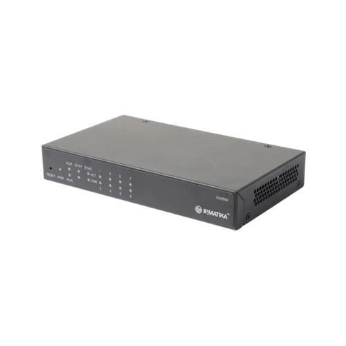 Шлюз VolP IPMATIKA, 8xFXS, 2xRJ45, MiniUSB Шлюз VolP IPMATIKA, 8xFXS, 2xRJ45, MiniUSB