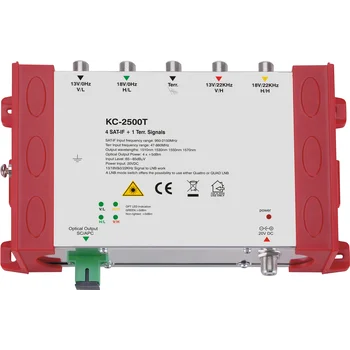 Передатчик оптический KC2500T 4хSAT+TV Передатчик оптический KC2500T 4хSAT+TV