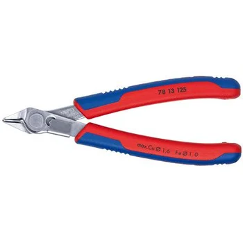 Кусачки боковые для электроники (нержавеющая сталь) Knipex KN-7813125 Кусачки боковые для электроники (нержавеющая сталь) Knipex KN-7813125