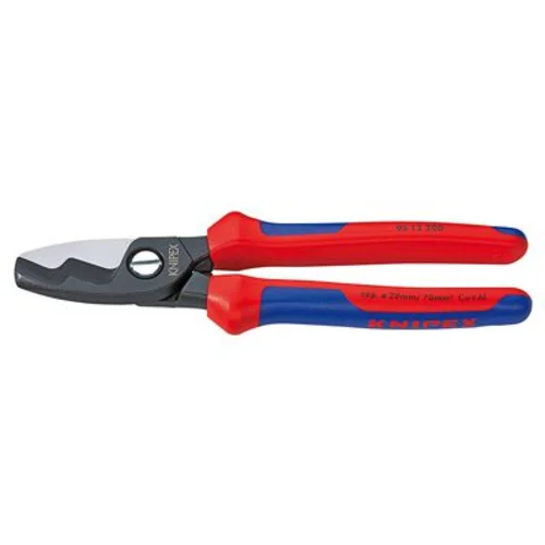 Ножницы для резки кабелей с двойными режущими кромками Knipex KN-9512200 Ножницы для резки кабелей с двойными режущими кромками Knipex KN-9512200