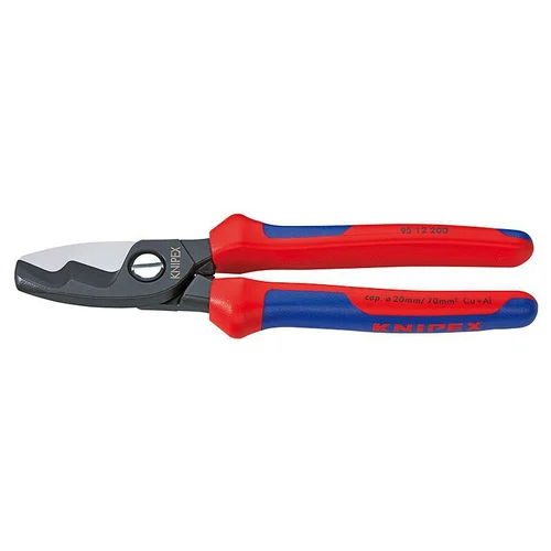 Ножницы для резки кабелей с двойными режущими кромками Knipex KN-9512200 Ножницы для резки кабелей с двойными режущими кромками Knipex KN-9512200
