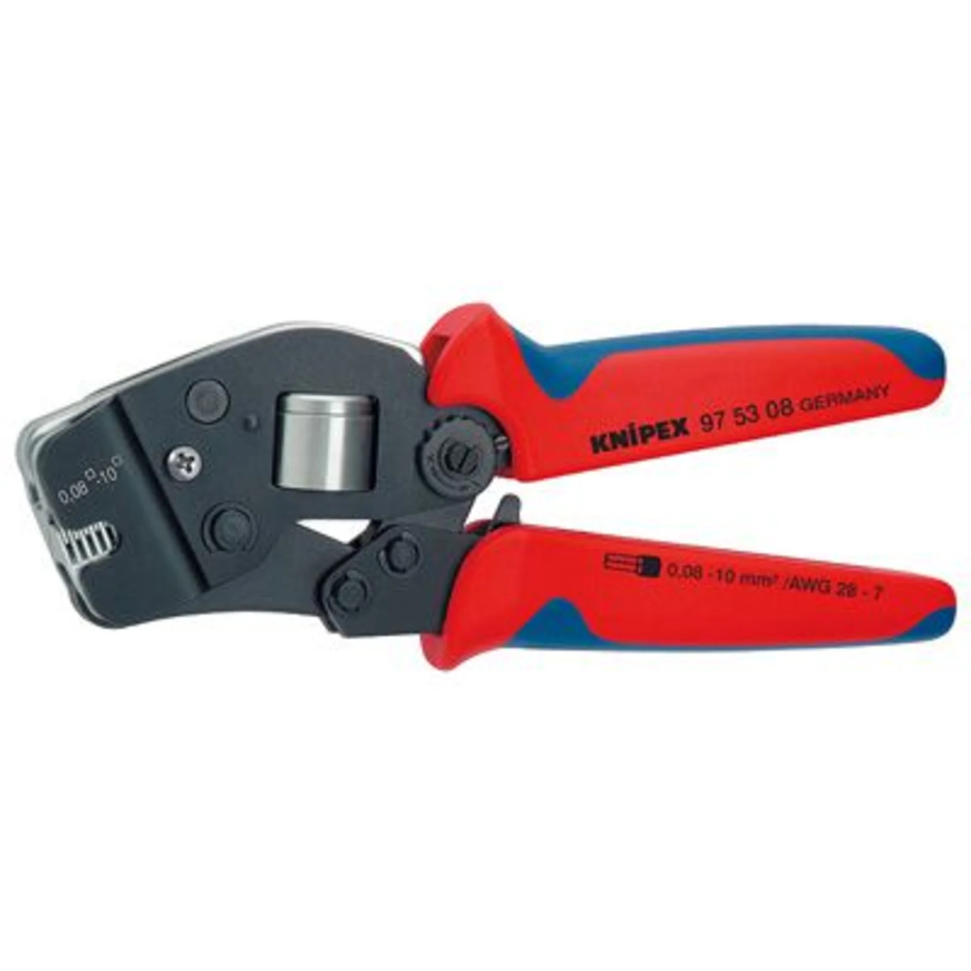 Инструмент для опрессовки контактных гильз самонастраивающийся Knipex KN-975308 Инструмент для опрессовки контактных гильз самонастраивающийся Knipex KN-975308