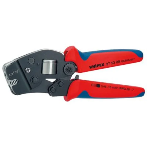 Инструмент для опрессовки контактных гильз самонастраивающийся Knipex KN-975308 Инструмент для опрессовки контактных гильз самонастраивающийся Knipex KN-975308