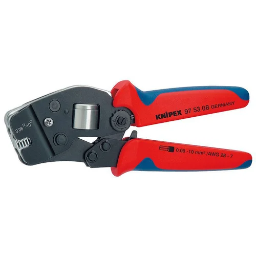 Инструмент для опрессовки контактных гильз самонастраивающийся Knipex KN-975308 Инструмент для опрессовки контактных гильз самонастраивающийся Knipex KN-975308