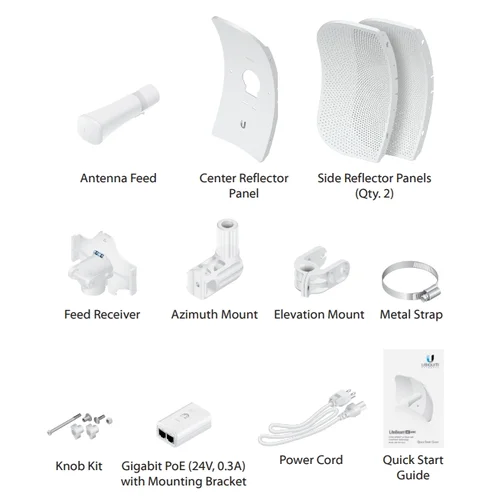 Беспроводной мост Ubiquiti LiteBeam 5AC Gen2, 5GHz, 23dBi Беспроводной мост Ubiquiti LiteBeam 5AC Gen2, 5GHz, 23dBi
