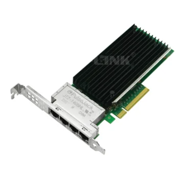 Сетевая карта LR-Link 4 порта 10GBase-T Ethernet PCIe X8 LRES1013PT Сетевая карта LR-Link 4 порта 10GBase-T Ethernet PCIe X8 LRES1013PT