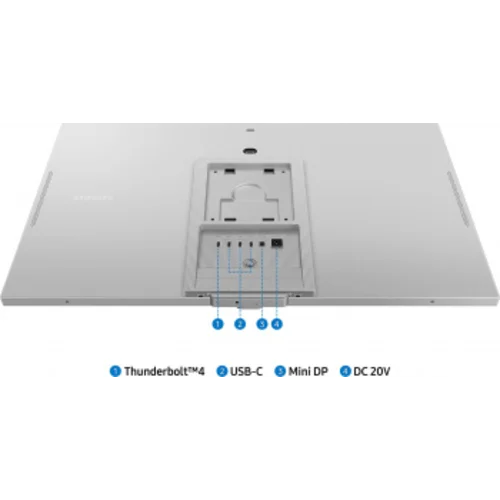 Монитор Samsung 27" ViewFinity S9 S27C902PAI серебристый IPS LED 16:9 M/M Cam полуматовая HAS 600cd