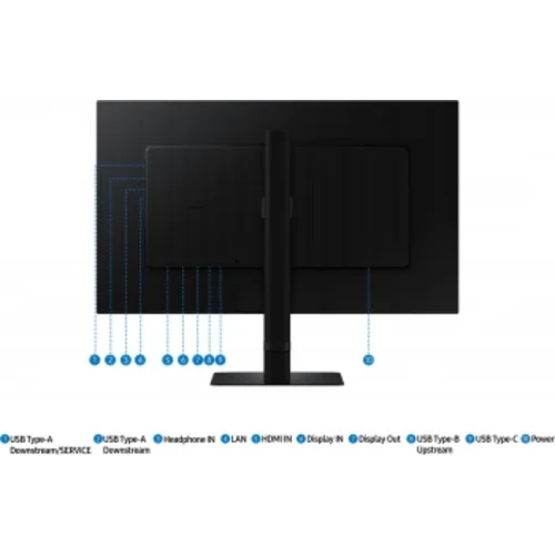 Монитор Samsung 27" ViewFinity S6 S27D604UAIXCI черный IPS LED 5ms 16:9 HDMI матовая HAS Piv 1000:1 Монитор Samsung 27" ViewFinity S6 S27D604UAIXCI черный IPS LED 5ms 16:9 HDMI матовая HAS Piv 1000:1