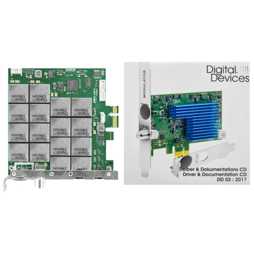 Карта 8-тюнерного приемника DVB-T/T2/C/C2 PCIe