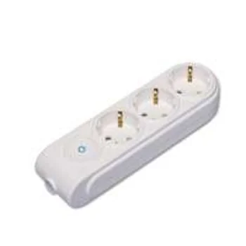 Колодка удлинителя 3-м с заземл. защ. шторки с выкл. Makel N3310000 Колодка удлинителя 3-м с заземл. защ. шторки с выкл. Makel N3310000