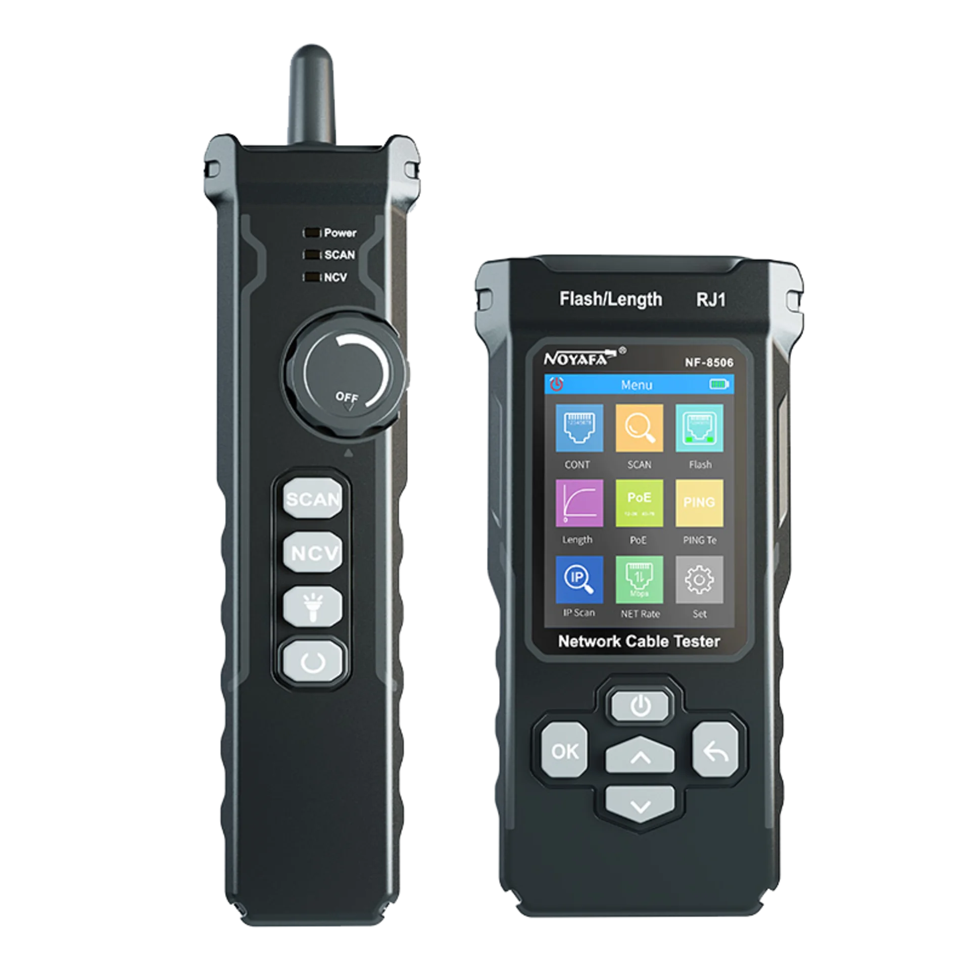 Многофункциональный кабельный тестер Noyafa NF-8506 (Русифицированное меню) Многофункциональный кабельный тестер Noyafa NF-8506 (Русифицированное меню)