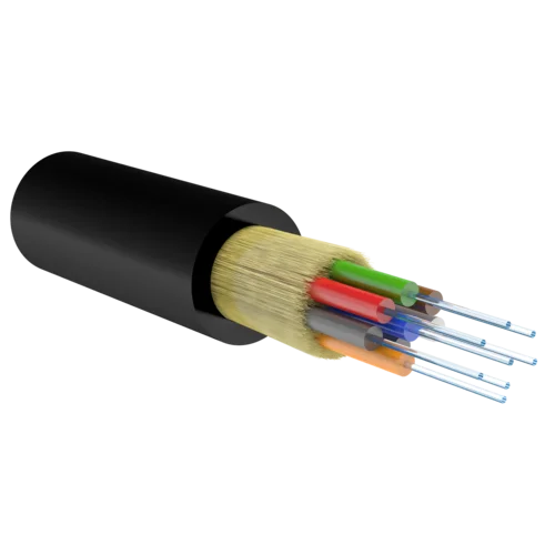Кабель волоконно-оптический, 8 волокон, многомодовый 50/125мкм, стандарта OM2, распределительный, с плотным буфером, LSZH -40C нг(A)-HFLTx, черный Кабель волоконно-оптический, 8 волокон, многомодовый 50/125мкм, стандарта OM2, распределительный, с плотным буфером, LSZH -40C нг(A)-HFLTx, черный