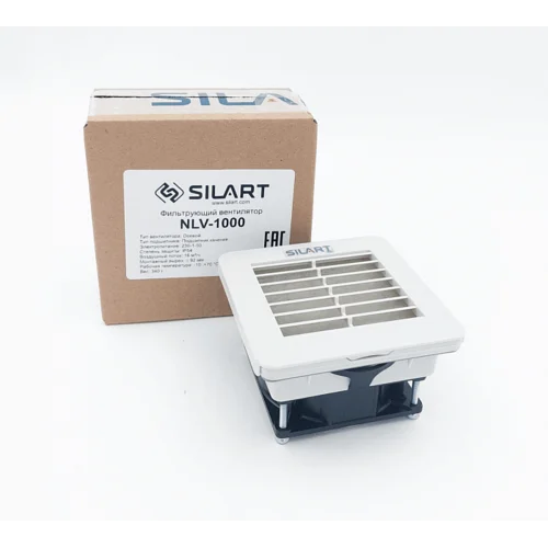 Фильтрующий вентилятор SILART, IP54 16 м3/ч 230 VAC NLV-1000 Фильтрующий вентилятор SILART, IP54 16 м3/ч 230 VAC NLV-1000