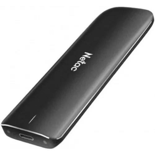 Накопитель SSD Netac USB-C 500Gb NT01ZX-500G-32BK ZX 1.8" черный
