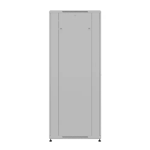 19'' Напольный серверный шкаф NTSS ПРЕМИУМ 42U 600x600 мм, передняя дверь стекло, задняя глухая металл, боковые стенки, регулируемые опоры, RAL 7035