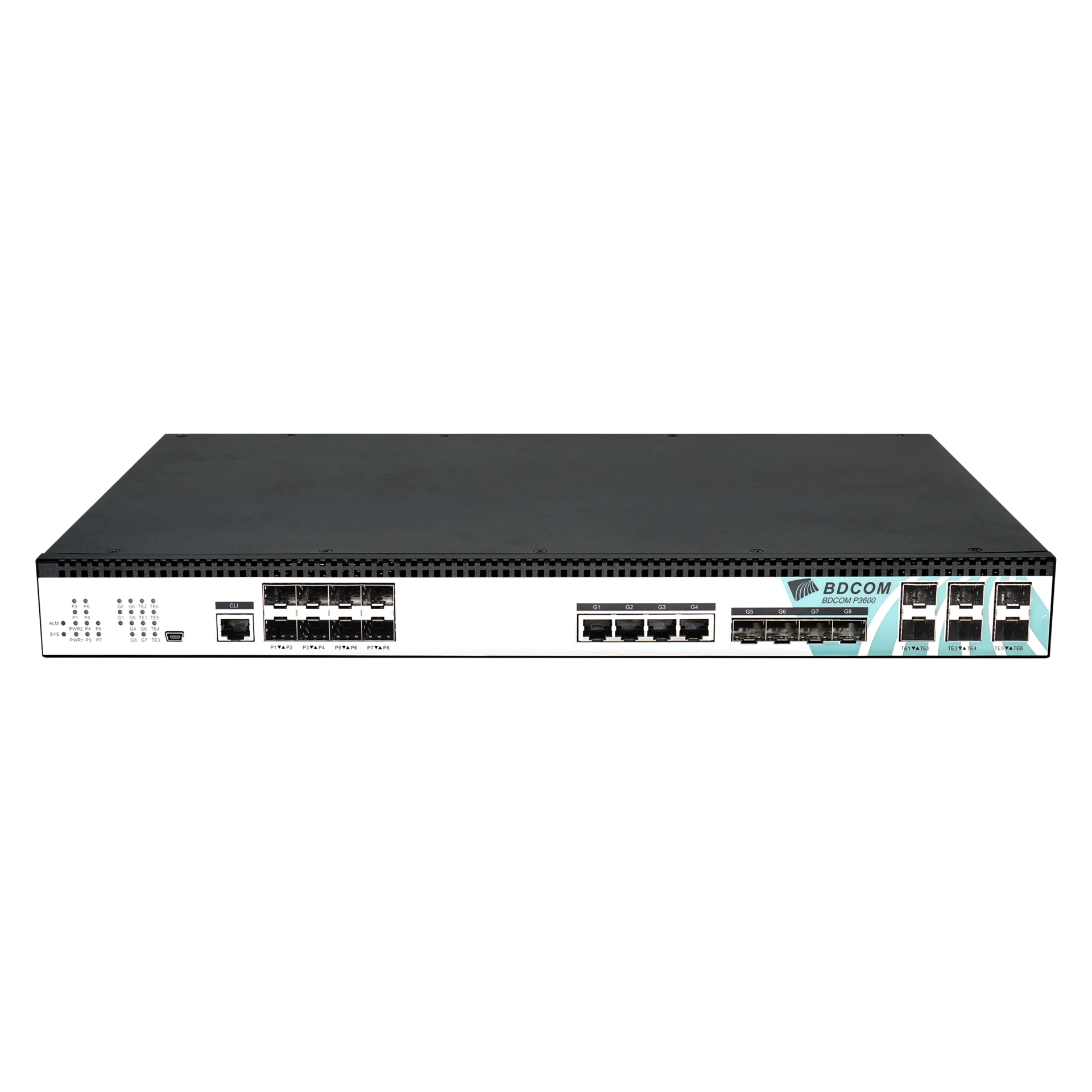 OLT BDCOM P3600-08E-2AC с 8 портами GEPON (SFP), 4GE, 4 SFP, 6 SFP+, 2*AC OLT BDCOM P3600-08E-2AC с 8 портами GEPON (SFP), 4GE, 4 SFP, 6 SFP+, 2*AC