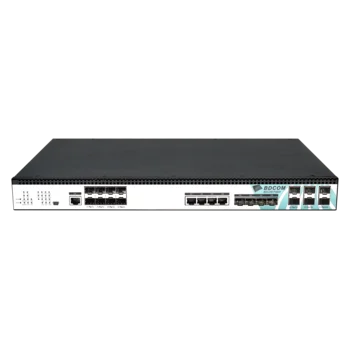 OLT BDCOM P3600-08E-2AC с 8 портами GEPON (SFP), 4GE, 4 SFP, 6 SFP+, 2*AC