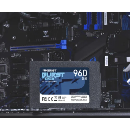 Накопитель SSD Patriot SATA-III 960GB PBE960GS25SSDR Burst Elite 2.5" Накопитель SSD Patriot SATA-III 960GB PBE960GS25SSDR Burst Elite 2.5"