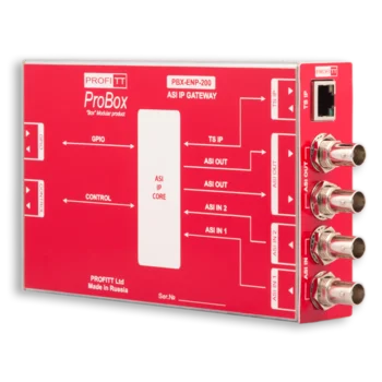 Конвертер двунаправленный TSoIP-DVB-ASI PBX-ENP-200 PROFITT Конвертер двунаправленный TSoIP-DVB-ASI PBX-ENP-200 PROFITT