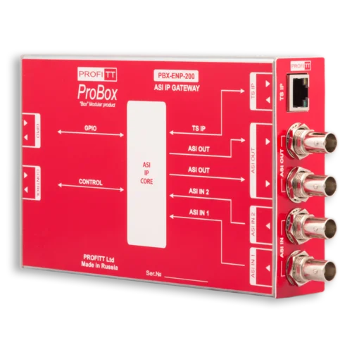 Конвертер двунаправленный TSoIP-DVB-ASI PBX-ENP-200 PROFITT