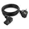 Кабель питания EU-Schuko/IEC320-C13, 220B, 10А, 1.8м, Г-образный штекер C13 Кабель питания EU-Schuko/IEC320-C13, 220B, 10А, 1.8м, Г-образный штекер C13