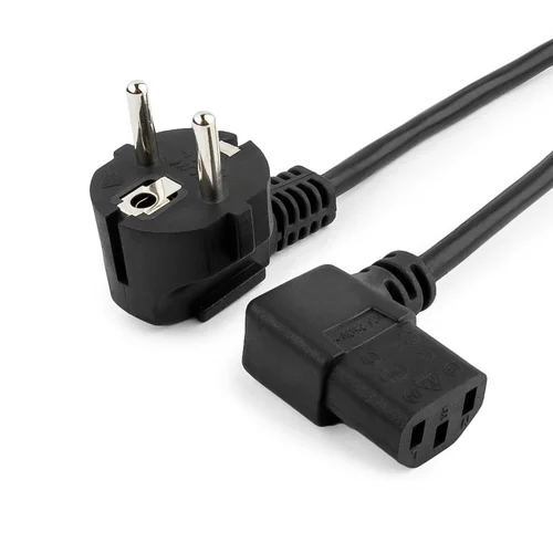 Кабель питания EU-Schuko/IEC320-C13, 220B, 10А, 1.8м, Г-образный штекер C13 Кабель питания EU-Schuko/IEC320-C13, 220B, 10А, 1.8м, Г-образный штекер C13