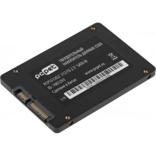 Накопитель SSD PC Pet SATA-III 512GB PCPS512G2 2.5" OEM Накопитель SSD PC Pet SATA-III 512GB PCPS512G2 2.5" OEM