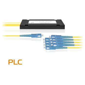 Делитель оптический планарный SNR-PLC-1x8, корпус, разъемы SC/UPC