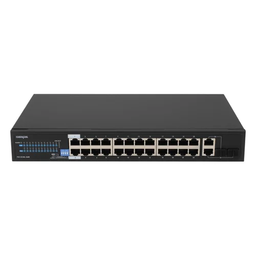 Неуправляемый 24 портовый PoE коммутатор PUS-2C24L-360R с возможностью установки в стойку Неуправляемый 24 портовый PoE коммутатор PUS-2C24L-360R с возможностью установки в стойку