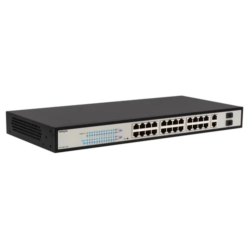 Управляемый гигабитный 24 портовый Web Smart PoE коммутатор POWERTONE PWS-TS24G-370R Управляемый гигабитный 24 портовый Web Smart PoE коммутатор POWERTONE PWS-TS24G-370R