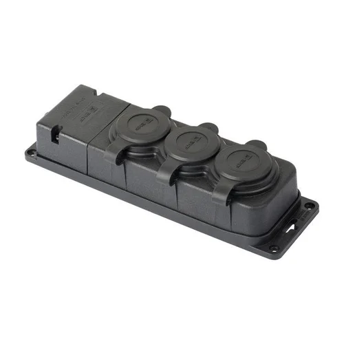 Розетка 3-м 16А IP44 2P+PE 230В с защ. крышками каучук PROxima EKF RPS-015-16-230-44-r Розетка 3-м 16А IP44 2P+PE 230В с защ. крышками каучук PROxima EKF RPS-015-16-230-44-r