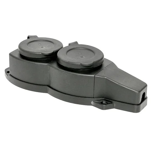 Розетка 2-м 16А IP44 2P+PE 230В с защ. крышками каучук Basic EKF RPS-018-16-230-44 Розетка 2-м 16А IP44 2P+PE 230В с защ. крышками каучук Basic EKF RPS-018-16-230-44