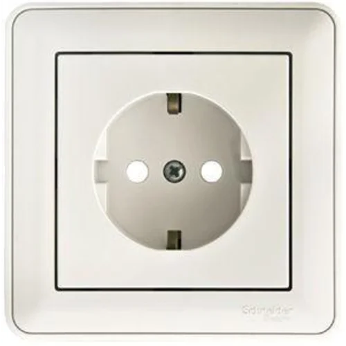 Розетка 1-м СП W59 16А IP20 с заземл. защ. шторки в сборе бел. SE RS16-152-18 Розетка 1-м СП W59 16А IP20 с заземл. защ. шторки в сборе бел. SE RS16-152-18