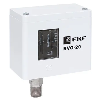 Реле избыточного давления RVG-20-0.6 (0.6МПа) EKF RVG-20-0.6 Реле избыточного давления RVG-20-0.6 (0.6МПа) EKF RVG-20-0.6