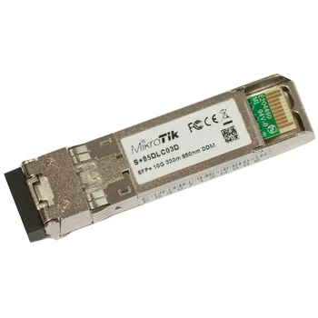 Модуль Mikrotik SFP+ оптический, 10G, дальность до 300м, 850нм Модуль Mikrotik SFP+ оптический, 10G, дальность до 300м, 850нм