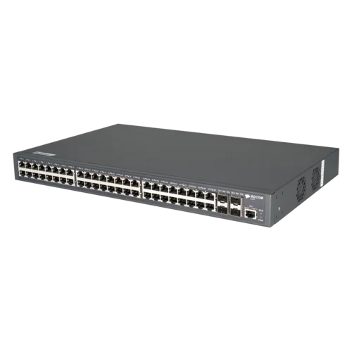 Управляемый коммутатор уровня 3 BDCOM S2900-48T4X, 48x 10/100/1000Base-T, 4x 1/10GE SFP+, 220VAC Управляемый коммутатор уровня 3 BDCOM S2900-48T4X, 48x 10/100/1000Base-T, 4x 1/10GE SFP+, 220VAC