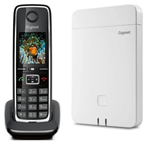 Gigaset Комплект N670IP PRO + C530H PRO, базовая станция, трубка, синглсота DECT, до 20 трубок, POE Gigaset Комплект N670IP PRO + C530H PRO, базовая станция, трубка, синглсота DECT, до 20 трубок, POE