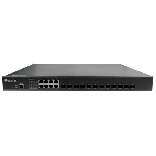 Управляемый коммутатор уровня 3 BDCOM S5612, 8x 10/100/1000Base-T, 12x 1/10GE SFP+, 1x 220VAC (встроенный БП) Управляемый коммутатор уровня 3 BDCOM S5612, 8x 10/100/1000Base-T, 12x 1/10GE SFP+, 1x 220VAC (встроенный БП)