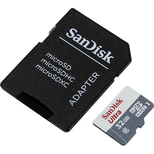 Флеш-накопитель Sandisk Карта памяти SanDisk Ultra Android microSDHC + SD Adapter 32GB 80MB/s Class 10 - Tablet Packaging Флеш-накопитель Sandisk Карта памяти SanDisk Ultra Android microSDHC + SD Adapter 32GB 80MB/s Class 10 - Tablet Packaging