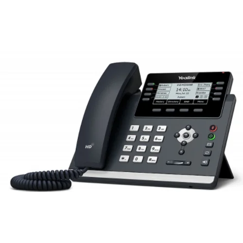 IP-телефон Yealink SIP-T43U, 12 аккаунтов, 2 порта USB, BLF, PoE, GigE, без БП IP-телефон Yealink SIP-T43U, 12 аккаунтов, 2 порта USB, BLF, PoE, GigE, без БП