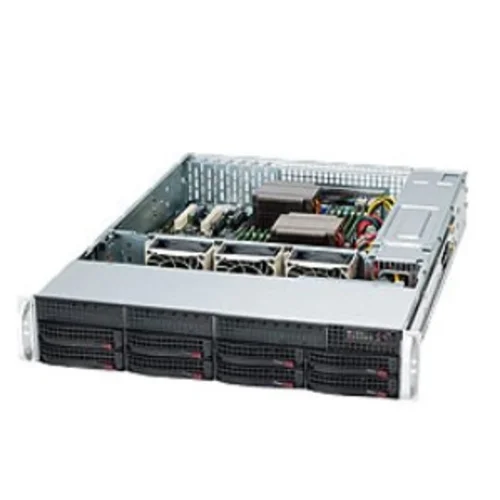 Сервер Supermicro SC825TQ-R740LPB(X9DR3-LN4F+), 2 процессора Intel Xeon 8C E5-2670 2.60GHz, 64GB DRAM