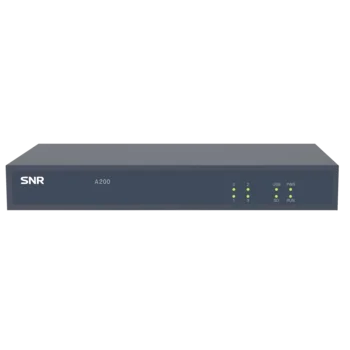 IP-АТС SNR-A200, 4*FXO, 500 SIP абонентов, 30 одновременных вызовов IP-АТС SNR-A200, 4*FXO, 500 SIP абонентов, 30 одновременных вызовов