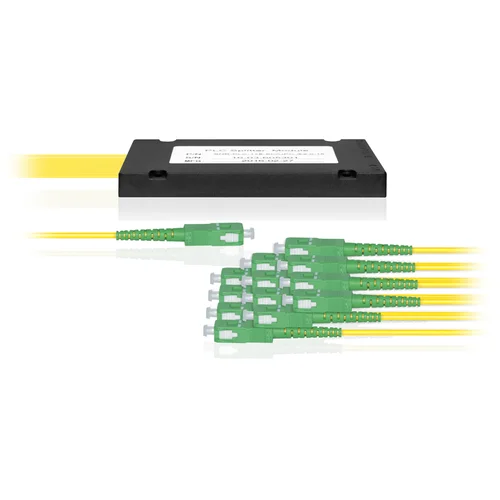 Делитель оптический корпусный трехоконный 1х10-SC/APC Делитель оптический корпусный трехоконный 1х10-SC/APC