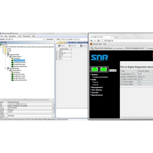 Медиаконвертер 10GbE XFP / XFP Медиаконвертер 10GbE XFP / XFP
