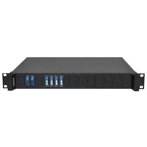 Мультиплексор CWDM 4-канальный двух волоконный в шасси -1U(trx:1491-1511, 1531-1571)