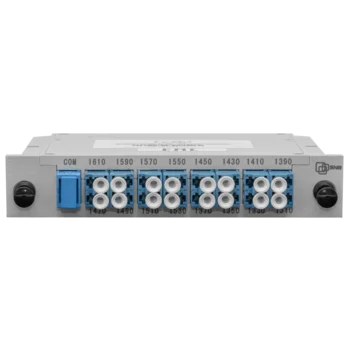 Мультиплексор CWDM одноволоконный 8-канальный (trx:1610-1390, 1470-1310), в пластиковом слоте