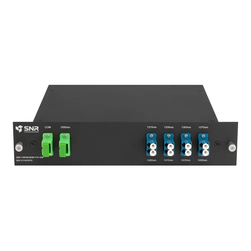 Мультиплексор-Демультиплексор одноволоконный 4-канальный + TV канал 1550нм Мультиплексор-Демультиплексор одноволоконный 4-канальный + TV канал 1550нм