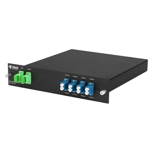 Мультиплексор-Демультиплексор одноволоконный 4-канальный + TV канал 1550нм Мультиплексор-Демультиплексор одноволоконный 4-канальный + TV канал 1550нм