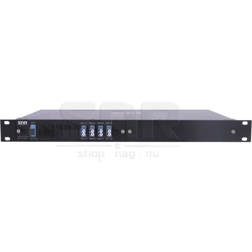 Мультиплексор DWDM одноволоконный 4-канальный в 1/2-слоте